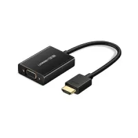 UGREEN MM102 HDMI to VGA Black Converter with Audio